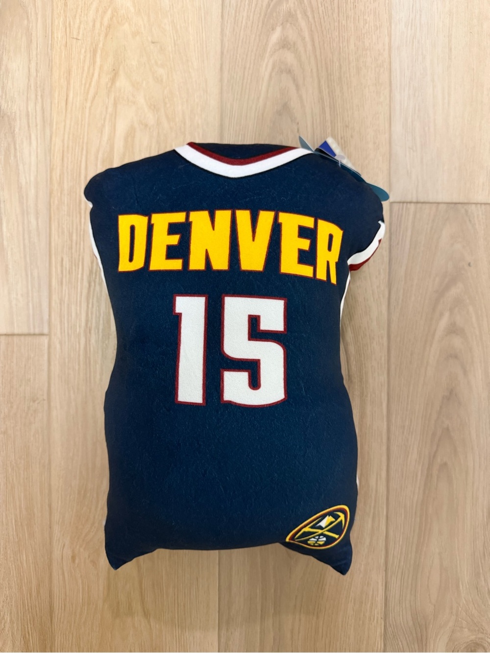 Denver Nuggets Nikola Jokić #15 Travel Cloud Pillow Northwest NWT